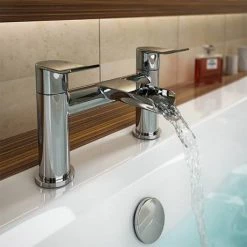 Luna Waterfall Tap Package (Bath + Basin Tap) -Bath Taps Shop LUNPK d3 460
