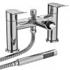 Luna Waterfall Bath Shower Mixer with Shower Kit - Chrome -Bath Taps Shop Luna Waterfall Bath Shower Mixer with Shower Kit Chrome prod