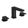 Mileto Matt Black Deck Mounted (3TH) Bath Filler Tap -Bath Taps Shop M15BLK p1