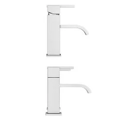 Milan Modern Mono Basin Mixer and Bath Filler - Chrome 11 Milan Modern Mono Basin Mixer and Bath Filler - Chrome -Bath Taps Shop MIL001 MIL008 d3n 460