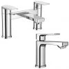 Monza Round Tap Package (Bath + Basin Tap) -Bath Taps Shop MZR PK p