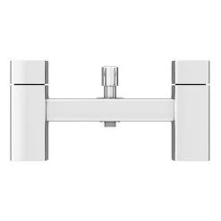 Neo Minimalist Bath Shower Mixer with Shower Kit - Chrome -Bath Taps Shop NEO002 n d3a 460