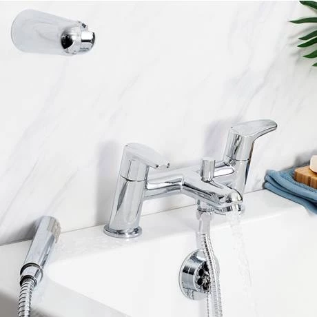 Bristan - Orta Bath Shower Mixer - Chrome - OR-BSM-C 4 Bristan - Orta Bath Shower Mixer - Chrome - OR-BSM-C - Image 2