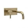 Hudson Reed Tec Single Lever Wall Mounted Bath/Basin Filler - Brushed Brass - PK828 2 Hudson Reed Tec Single Lever Wall Mounted Bath/Basin Filler - Brushed Brass - PK828 -Bath Taps Shop PK828 m