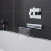 Hudson Reed Slimline Waterfall Filler with Concealed Thermostatic Valve -Bath Taps Shop PN300 ART3210 np