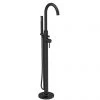 Hudson Reed Tec Single Lever Mono Free-standing Bath Shower Mixer - Matt Black - PN421 -Bath Taps Shop PN421 m