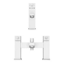 Prime Modern Basin and Bath Shower Mixer Taps Pack - Chrome 13 Prime Modern Basin and Bath Shower Mixer Taps Pack - Chrome -Bath Taps Shop PRI001 PRI007 n d5 460