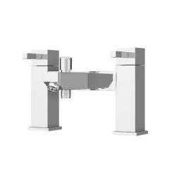 Prime Modern Bath Shower Mixer with Shower Kit - Chrome -Bath Taps Shop PRI007 n d2 460