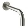 Crosswater MPRO Brushed Stainless Steel Effect Bath Spout - PRO0370WV