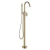 Crosswater MPRO Floor Mounted Freestanding Bath Shower Mixer - Brushed Brass - PRO416FF -Bath Taps Shop PRO416FF P