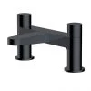 RAK - Petit Round Deck Bath Filler Matt Black - RAKPER3004B -Bath Taps Shop RAKPER3004B m