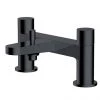 RAK - Petit Round Deck Bath Shower Mixer Matt Black - RAKPER3005B -Bath Taps Shop RAKPER3005B m