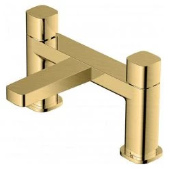 RAK - Petit Square Deck Bath Filler Brushed Gold - RAKPES3004G