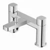 RAK - Petit Square Deck Bath Shower Mixer Chrome - RAKPES3005C -Bath Taps Shop RAKPES3005C m