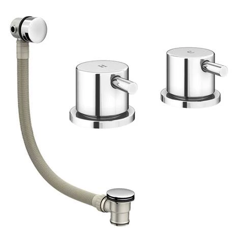 Cruze Overflow Bath Filler With Deck Side Valves 4 Cruze Overflow Bath Filler With Deck Side Valves - Image 2