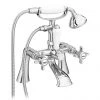 Regent Traditional Bath Shower Mixer Taps - Chrome -Bath Taps Shop REG002 n p