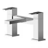 Nuie Sanford Chrome Bath Filler - SAN303 -Bath Taps Shop SAN303 P