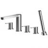 Asquiths Sanctity Deck Mounted Bath Shower Mixer (5TH) With Spout - TAA5126 -Bath Taps Shop TAA5126 p