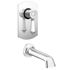 Trafalgar Traditional Concealed Manual Valve with Bath Spout