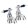 Heritage Glastonbury Midnight Blue Bath Pillar Taps - TGRBL01 1 Heritage Glastonbury Midnight Blue Bath Pillar Taps - TGRBL01 -Bath Taps Shop TGRBL01 PN