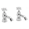 Heritage - Hartlebury Bath Pillar Taps - Chrome - THRC01