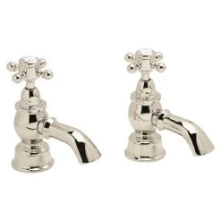 Heritage - Hartlebury Bath Pillar Taps - Vintage Gold - THRG01