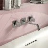 Venice Modern 3TH Round Wall Mounted Bath Filler - Chrome -Bath Taps Shop TI661CH n p