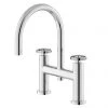 Hudson Reed Revolution Industrial Chrome Bath Filler - TIW353 -Bath Taps Shop TIW353 P