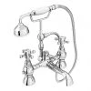 Chatsworth 1928 Traditional Crosshead Bath Shower Mixer Tap with Shower Kit -Bath Taps Shop TRAD03D n p
