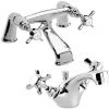 Traditional Bath Filler & Mono Basin Mixer - Chrome -Bath Taps Shop Traditional Chrome Bath Filler Mono Basin Mixer Medium