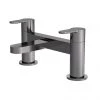 Venice Giro Gunmetal Grey Bath Filler -Bath Taps Shop VEN703G P
