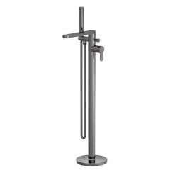 Venice Giro Gunmetal Grey Freestanding Bath Shower Mixer