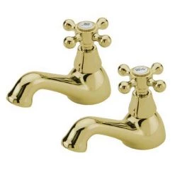 Tre Mercati Victoria Bath Taps - Antique Gold