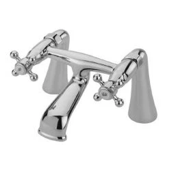 Tre Mercati Victoria Pillar Bath Filler - Chrome