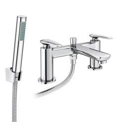 Valencia Joystick Control Lever Bath Shower Mixer incl. Shower Kit