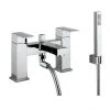 Crosswater Verge Bath Shower Mixer with Shower Kit Chrome - VR422DC -Bath Taps Shop VR422DC M