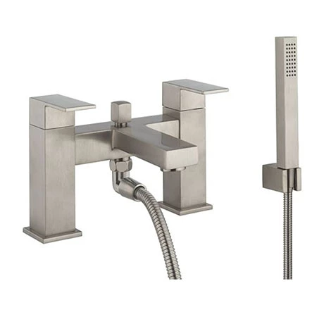 Crosswater Verge Bath Shower Mixer with Shower Kit Stainless Steel Effect - VR422DV 3 Crosswater Verge Bath Shower Mixer with Shower Kit Stainless Steel Effect - VR422DV