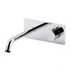 Venice Modern Round Wall Mounted Bath or Basin Mixer - Chrome -Bath Taps Shop VWM1CHR P1