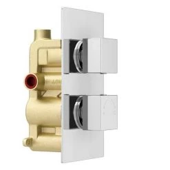 Monza Waterfall Wall Mounted Bath Tap With Concealed Thermostatic Valve -Bath Taps Shop WF05 n d5 460