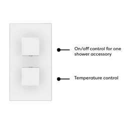 Monza Waterfall Wall Mounted Bath Tap With Concealed Thermostatic Valve -Bath Taps Shop WF05 n d6 460
